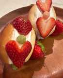 いちごのホイップクリームサンド🍓