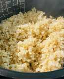 玄米➕餅米（大さじ2）でもちもち玄米ご飯