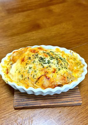 ケチャマヨでこく旨!コロッケチーズ焼き-レシピのメイン写真