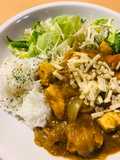 おから＆もやしのチーズチキンカレー