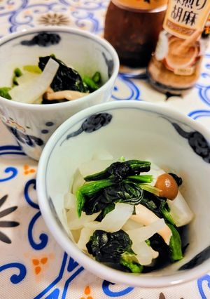 レンチンで辛くない☆大根とほうれん草の冬サラダ-レシピのメイン写真