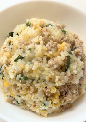 豚ひき肉と小ネギのチャーハン-レシピのメイン写真