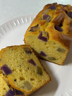 大学いも風さつまいも入りパウンドケーキ-レシピのメイン写真