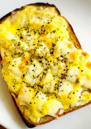 朝食ランチ♡ベーコンチーズマヨトースト-レシピのメイン写真