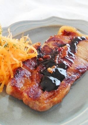 黒豚ロース肉の辛子味噌漬けソテー-レシピのメイン写真