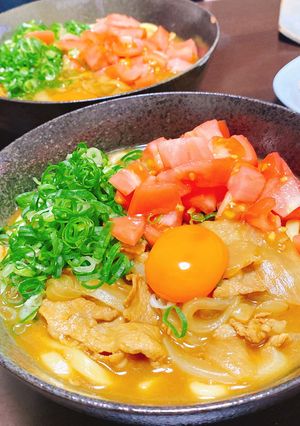 すぐ作れる！大盛り出汁カレーうどん-レシピのメイン写真