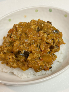 なすとえのきの和風キーマカレー-レシピのメイン写真