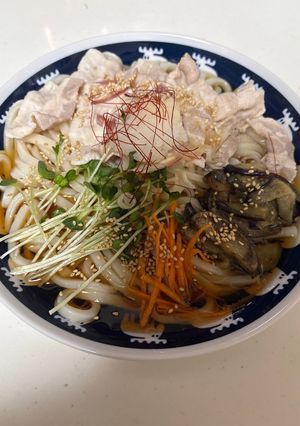 冷しゃぶサラダうどん-レシピのメイン写真