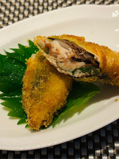 イワシの梅大葉はさみ揚げ-レシピのメイン写真