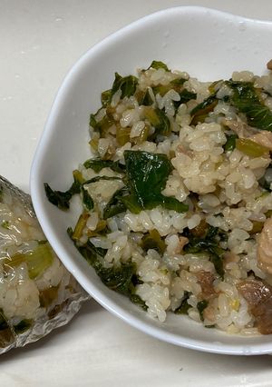 栄養たんまり大根葉と豚細切れの炒飯-レシピのメイン写真