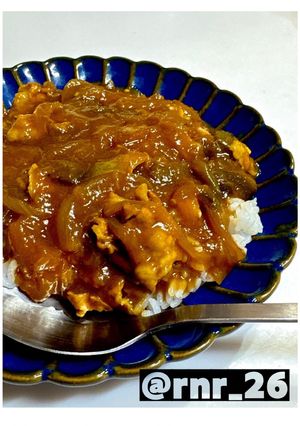 ナスと豚バラの和風カレー-レシピのメイン写真