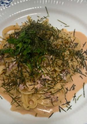 みんながまた作ってーと言う★塩辛パスタ-レシピのメイン写真