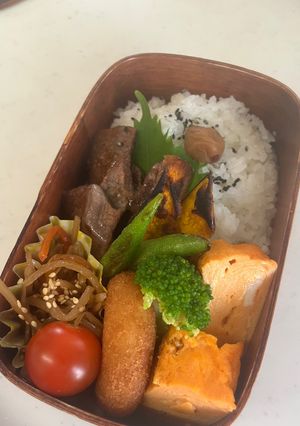 息子弁当174焼肉-レシピのメイン写真