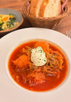 圧力鍋で本格的ボルシチ-レシピのメイン写真