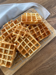 簡単米粉ワッフル/パンケーキ!!-レシピのメイン写真