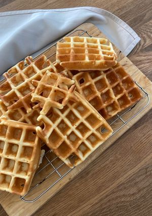 もちもち米粉ワッフル-レシピのメイン写真