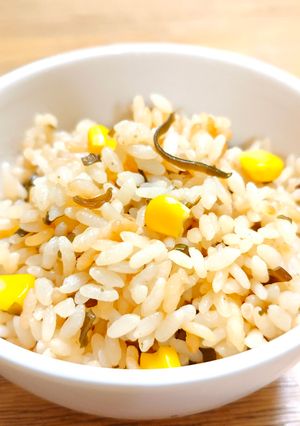 塩昆布バター炊き込みご飯-レシピのメイン写真