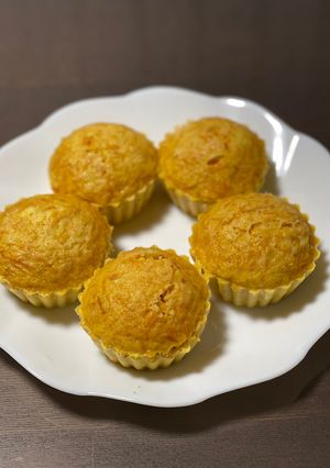 米粉の人参蒸しパン♪-レシピのメイン写真