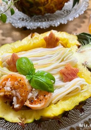 パイナップル風味そうめん-レシピのメイン写真