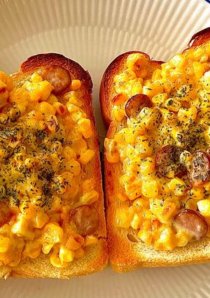 マヨコーントースト-レシピのメイン写真