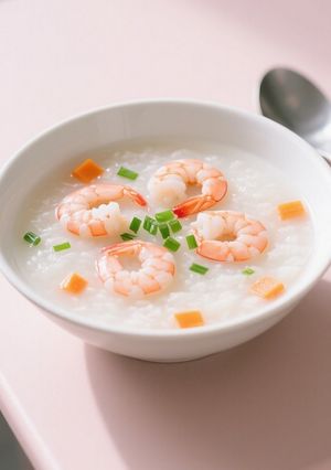エビと野菜のお粥-レシピのメイン写真
