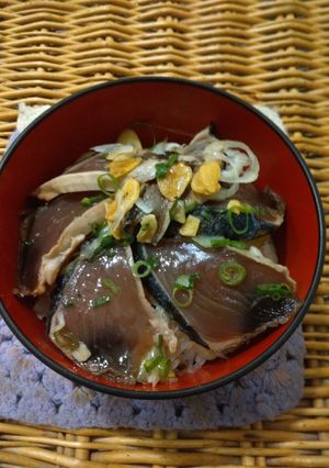 絶品！魅惑のカツオ叩き丼-レシピのメイン写真