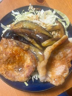 豚ロースと茄子の生姜焼き-レシピのメイン写真