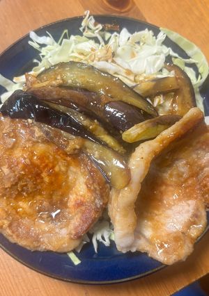 豚ロースと茄子の生姜焼き-レシピのメイン写真