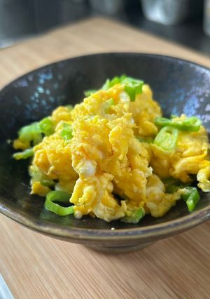 ご飯がすすむ！ネギいり卵-レシピのメイン写真