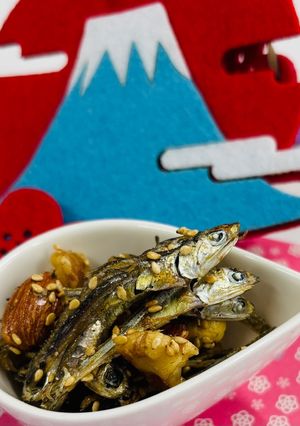 ミックスナッツ入り減塩田作り-レシピのメイン写真