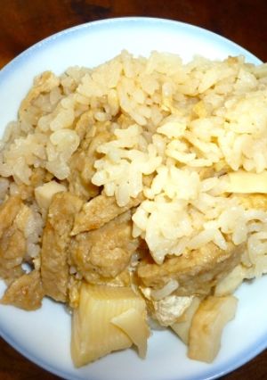 タケノコとカリフォルニア米炊き込み御飯-レシピのメイン写真