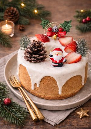 【クリスマスに】米粉シフォン-レシピのメイン写真