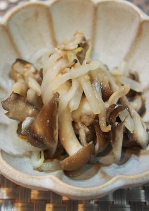 きのこともやしのナムル（透析食）-レシピのメイン写真