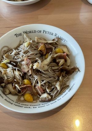 蕎麦とキノコのパスタ-レシピのメイン写真