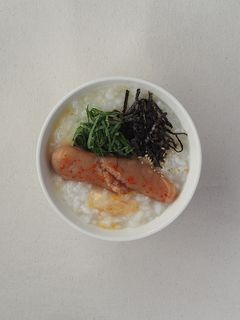 おかゆメーカーで簡単調理!明太子チーズ粥-レシピのメイン写真