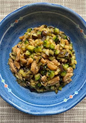 茄子とキュウリの炒め　ご飯を美味しく-レシピのメイン写真