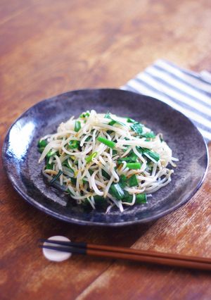 レンジで★ニラともやしの中華風和え-レシピのメイン写真