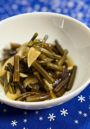 わらびの麺つゆ漬け だしまろ酢版-レシピのメイン写真