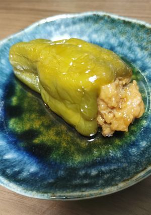 母レシピ 絶品ピーマンの肉詰め-レシピのメイン写真