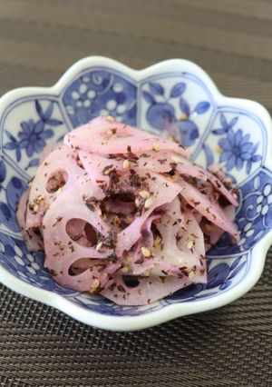れんこんのしそ和え-レシピのメイン写真