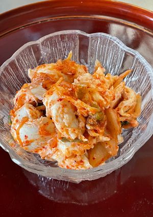 材料2つ！1分で美味しい♡キムチーズ-レシピのメイン写真