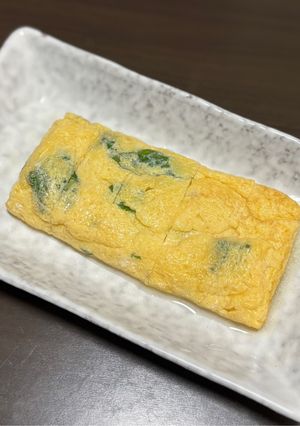 たまご豆腐と三つ葉のだし巻き玉子-レシピのメイン写真
