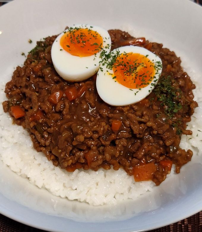 超簡単！挽き肉たっぷりドライカレー！-レシピのメイン写真