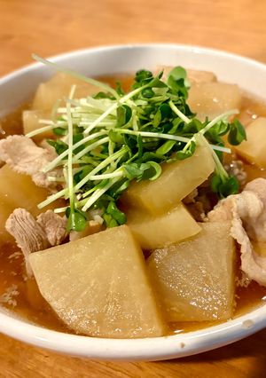 汁まで美味しい！簡単豚バラ大根-レシピのメイン写真