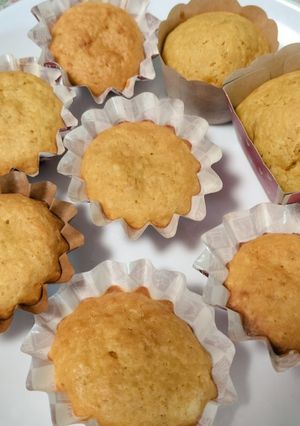 すりおろし人参を入れたカップケーキ♪-レシピのメイン写真