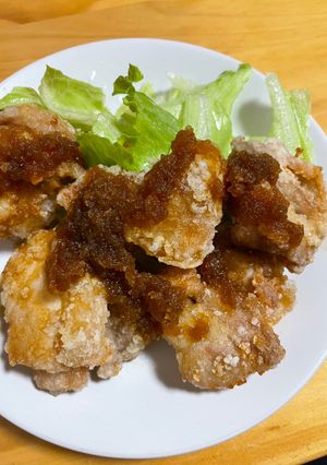 鶏の唐揚げりんごソース-レシピのメイン写真