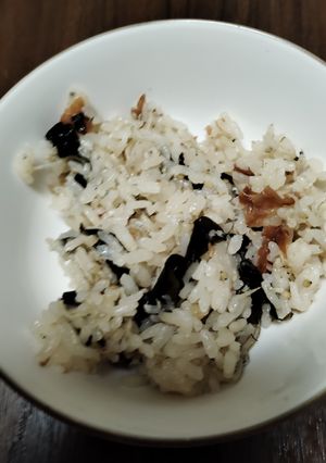 絶品♪♪わかめとジャコの炊き込みご飯-レシピのメイン写真