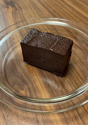 レンジで簡単！ヘルシー豆腐チョコケーキ-レシピのメイン写真