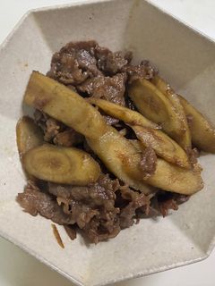牛肉と牛蒡の甘辛炒め-レシピのメイン写真