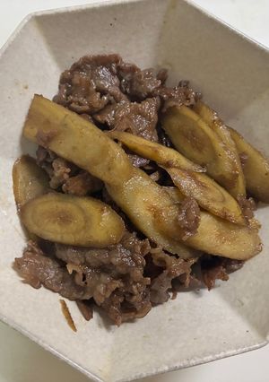 牛肉と牛蒡の甘辛炒め-レシピのメイン写真